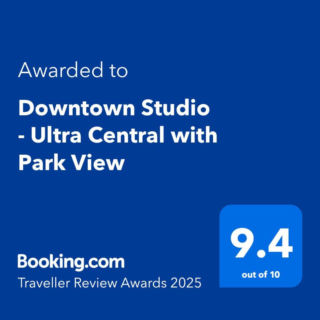 Downtown Studio - Ultra Central With Park View บูคาเรสต์ ภายนอก รูปภาพ